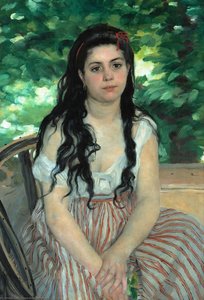 In Summer (the Gypsy) — Pierre-auguste Renoir