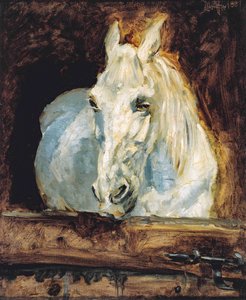 Weißes Pferd ''gazelle'' — Comte Henri Marie Raymond De Toulouse-lautrec-monfa