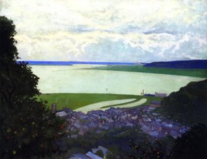 View Of Honfleur, Morning — Félix Vallotton