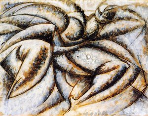 Dynamismus Des Menschlichen Körpers — Umberto Boccioni