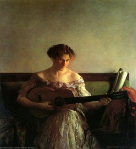 The Guitar Player — Joseph Rodefer Decamp