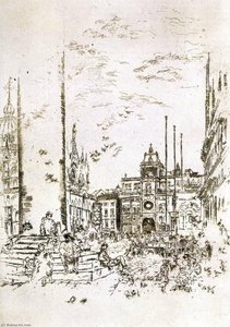 La Piazzetta — James Abbott Mcneill Whistler