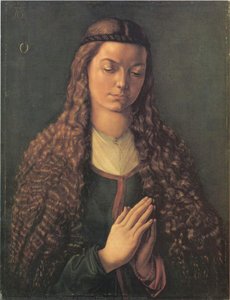 Portrait De Katharina Furlegerin Aux Cheveux Détachés — Albrecht Dürer