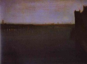 Nocturne, Gris Et Or - Westminster Bridge — James Abbott Mcneill Whistler