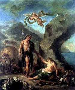 El Otoño. Baco E Ariadne — Eugène Delacroix
