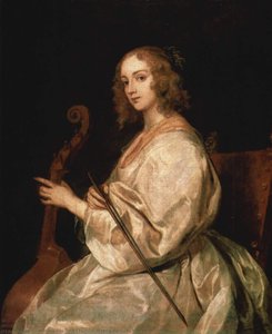Porträt Von Mary Ruthven, Der Ehefrau Des Künstlers — Sir Anthony Van Dyck