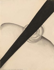 Black Diagonal — Georgia O'keeffe