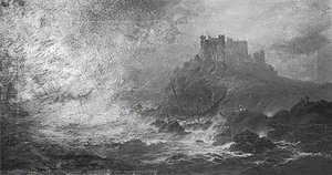 Bambro' Castle, Northumberland — Isaac Walter Jenner