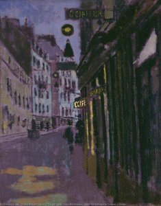 The Rue Notre Dame Des Champs, Paris The Entrance To Sargent's Studio — Walter Richard Sickert