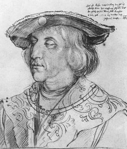 Portrait Maximiliána I. — Albrecht Dürer
