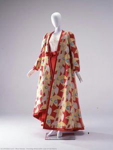 Evening Dress With Coat Of Obi Fabric — Mori Hanae