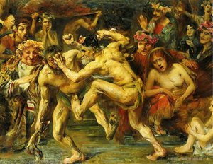 Odisseo Che Combatte Con Il Mendicante — Lovis Corinth
