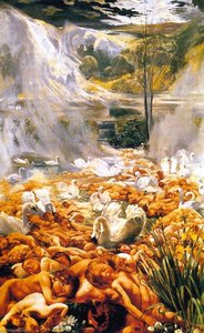 The Lake, The Sleeping Water — Léon Frédéric