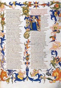 The Divine Comedy By Dante Alighieri (folio 54r) — Don Simone Camaldolese