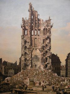 Ruins Of Dresden's Kreuzkirche — Bernardo Bellotto