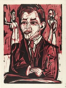 Ritratto Di Will Grohmann, Grande — Ernst Ludwig Kirchner