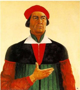 Autorretrato 2 — Kazimir Malevich
