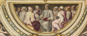 Lorenzo Il Magnifico Unter Philosophen Und Gelehrten — Giorgio Vasari