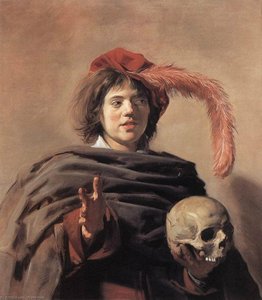 Joven Con Una Calavera (vanitas) — Frans Hals I