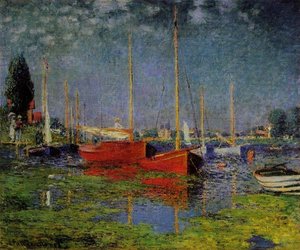 Pleasure Boats At Argenteuil — Claude Monet