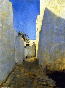 O Scenă De Stradă Marocană — John Singer Sargent