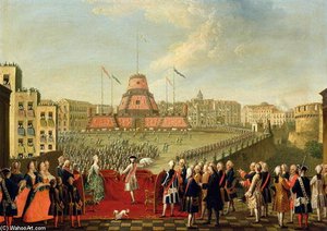 Fete At Naples On The Occasion Of The Marriage Of King Ferdinand I To The Archduchess Ma — Pietro Fabris
