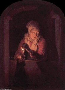 Candle — Gerrit Dou
