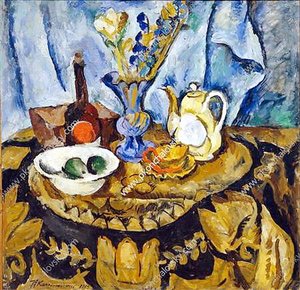 Still Life With A Coffeepot — Pyotr Konchalovsky