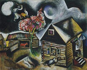 Lluvia — Marc Chagall