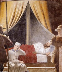 Widzenie Konstantyna (detal) — Piero Della Francesca