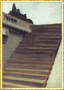 Escaleras En París — Edward Hopper