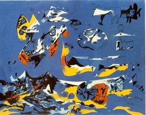 Blaue (walrösser) — Jackson Pollock
