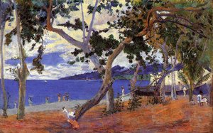 Coastal Landscape From Martinique — Eugène Henri Paul Gauguin
