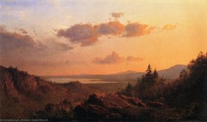 View Of The Hudson River From Olana — Frederic Edwin Church