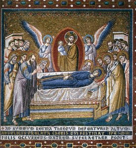 Apsidal Arch: 6. Dormition Of The Virgin — Pietro Cavallini