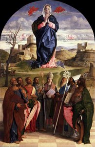 Vergine In Gloria Con I Santi — Giovanni Bellini