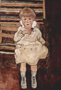 Enfant Assis — Egon Schiele