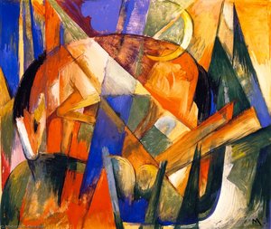 Fabulous Beast Ii (anche Noto Come Cavallo) — Franz Marc