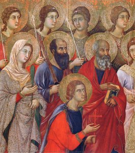 Madonna E Bambino Sul Trono — Duccio Di Buoninsegna