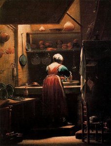 La Fille De Cuisine — Giuseppe Maria Crespi