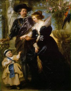 Rubens, His Wife Helena Fourment, And Their Son Peter Paul — Peter Paul Rubens