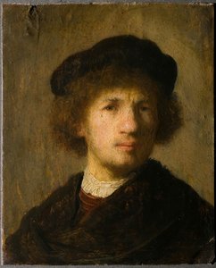 Title In Swedish: Självporträtt — Rembrandt Van Rijn