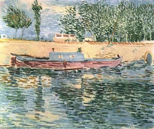 Les Quais De La Seine Avec Des Bateaux — Vincent Willem Van Gogh