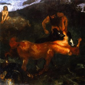 Fighting Centaurs — Franz Stuck