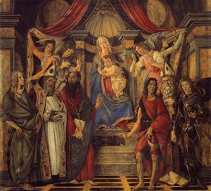 The Virgin and Child with Four Angels and Six Saints (Pala di San Barnaba)