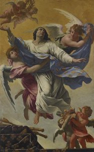 L'apoteosi Di San Luigi, Detto Anche San Luigi Al Cielo — Simone Vouet