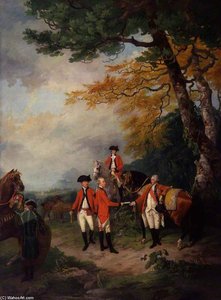 Sir John Irwin, Kb, Reviewing Troops In Dublin — Francis Wheatley
