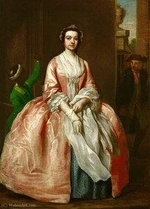 Unknown Woman, Formerly Known As Peg Woffington — Francis Hayman