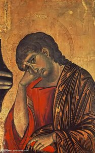 Crucifix (detail) — Cimabue