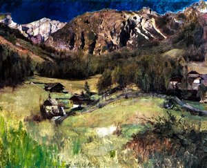 Landscape From Tyrol — كارل إدوارد شوخ